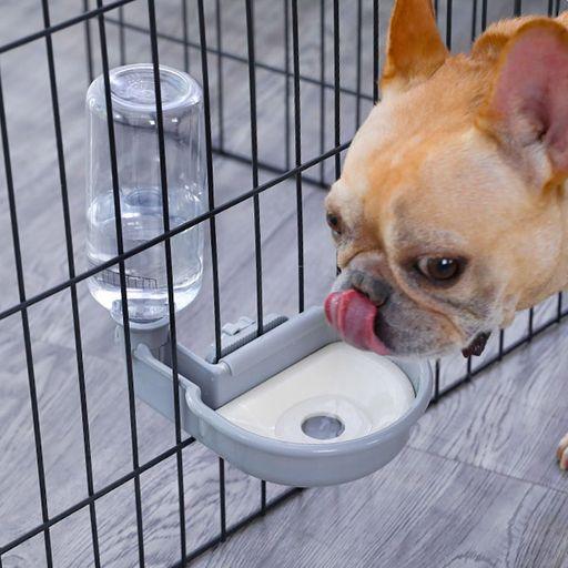 REFOINER 犬 水飲み器 給水器 猫 水飲み器ペット自動給水器 犬 給水ボトル 犬のみずのみ器こぼれない ゲージ用犬用水入れ・ウォーターボトルプラスチック製ペット 水飲み器 ペットボトル…