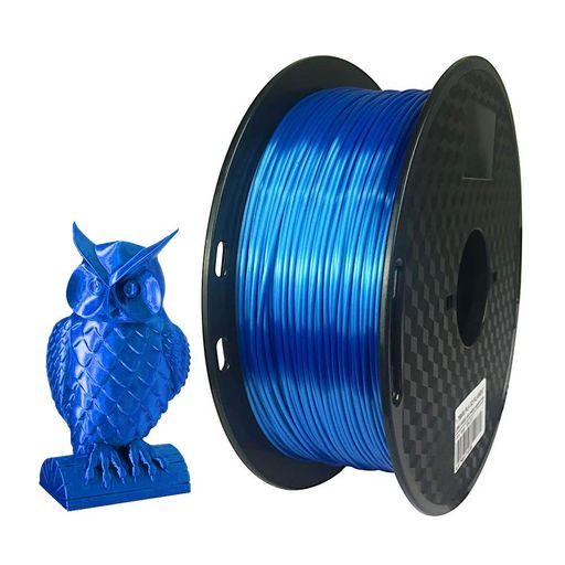 3Dプリンタ ブルー シルク PLA フィラメント 1.75MM 1KG 青い フィラメント素材 3D PLA 印刷材料 無臭 金属の質感 金属色 シャインシャイニー シルキーフィラメント 金属の光沢 100%バージン原料 …