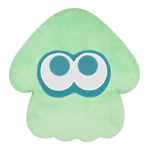 三英貿易 SPLATOON (スプラトゥーン)3 ALL STAR COLLECTION クッション イカ (ライトブルー) W33×D11×H34CM クッション