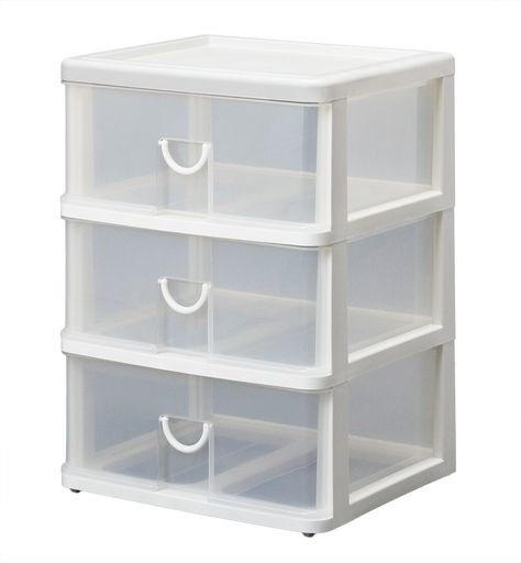 サンコープラスチック 日本製 衣類収納3段 エルピスクローゼット 幅50×奥44.1×高69.3CM ホワイトの通販は 6,440円