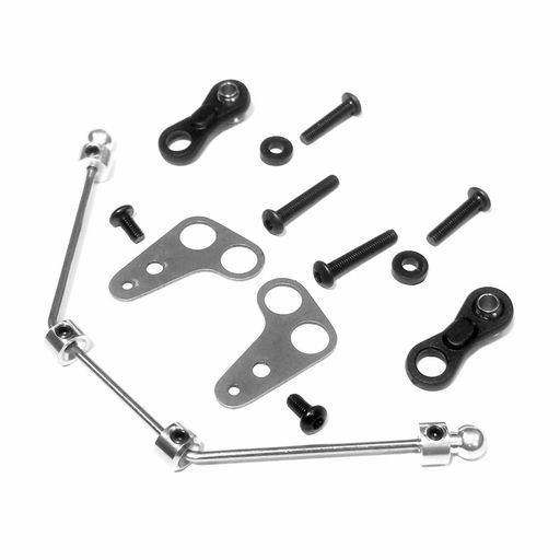 KINGFLY OP パーツ スタビライザーロッドセット リヤ タミヤ 1/10 BBX ビービーエクスBB-01シャーシ 用