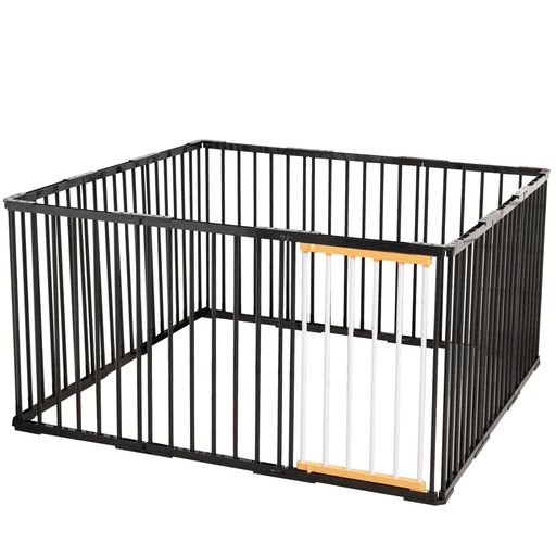 SHINYEVER ペットサークル 犬 ゲージ 中型犬 ドア付き 幅168