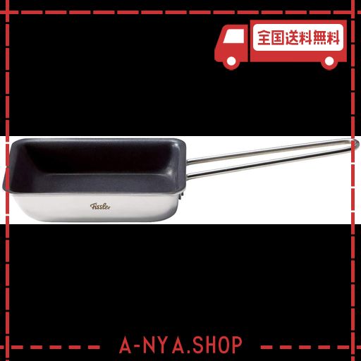 フィスラー (FISSLER) 卵焼き フライパン エッグパン 小 9.5×15CM ガス IH 対応 体に害のない フライパン PFOA PFOS フリー 焦げ付かない 日本製 ギフト プレゼントにも推奨 【日本正規販売品】 16-001-00-500