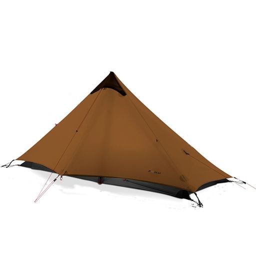 3F UL GEAR LANSHAN ティピーテント 防水PU5000MM+ 760G超軽量 大空間 設営簡単 日よけ 防風雨 防水 コンパクト 一人用 二人用 15Dナイロン 小物入れ袋 3シーズン 4シーズン メッシュ付き アウトドア ソロキャンプ の通販は