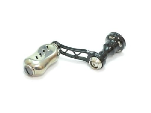 LIVRE(リブレ) リール F.V40-43 Sハンドル FINOノブ ダイワ用 (ブラックP+チタンG)の通販は