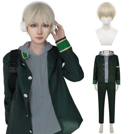神併良品] 梶蓮 コスプレ ウィッグ付き 級長 WIND BREAKER