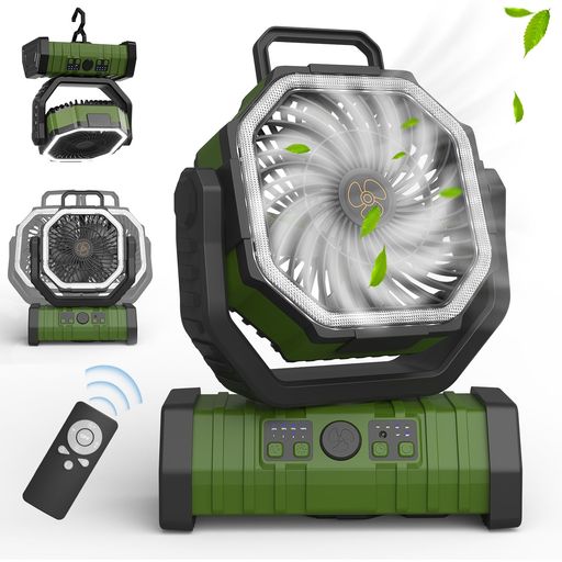充電式キャンプ扇風機 6900円 2025年】キャンプにおすすめ！手軽に持ち運べる充電式扇風機5選