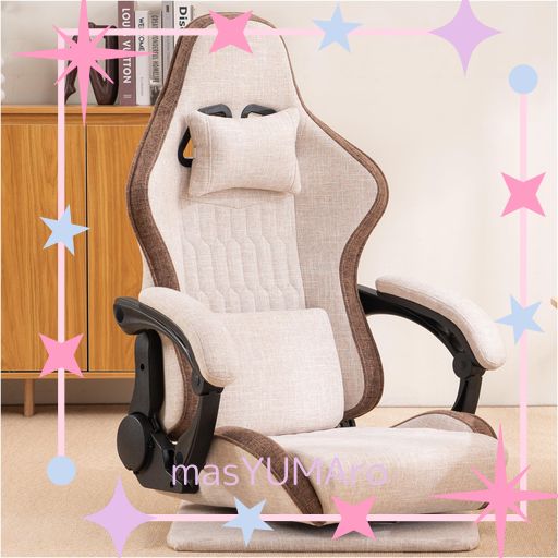 MOCHHOFU ゲーミング座椅子 ハイバック ファブリック 180