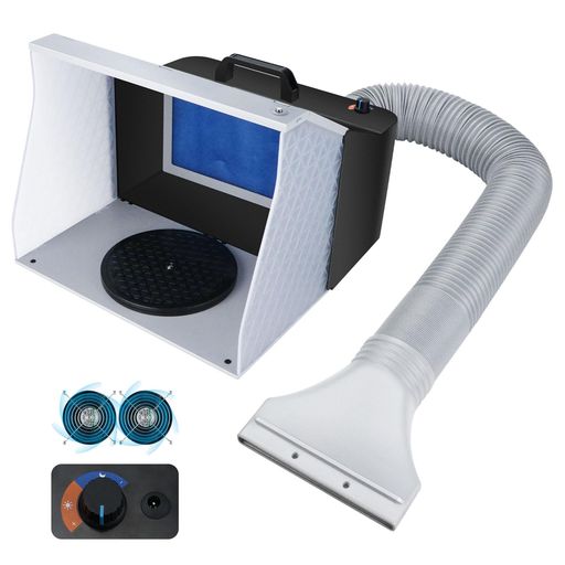 urlife 塗装ブース スプレーブース LED照明ライト 2基パワフ