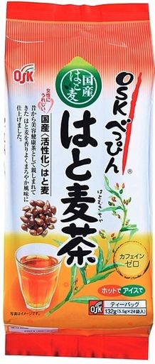 OSKべっぴん国産はと麦茶ティーパック(5.5G×24袋) ×3個 ティーバッグ