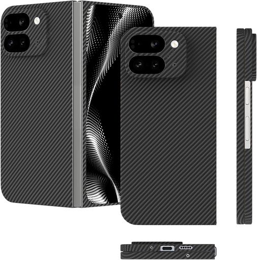 MADOATS[カメラフルカバー版 アラミド繊維ケース] GOOGLE PIXEL 9 PRO FOLD 対応ケース スマホケース 軍用防弾チョッキ素材 アラミド繊維 カバー 超薄 超軽量 耐衝撃 カメラ保護 キズ防止 滑り止め…