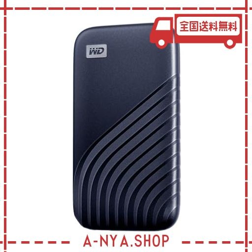 ウエスタンデジタル(WESTERN DIGITAL) WD ポータブルSSD 1TB ブルー USB3.2 GEN2 MY PASSPORT SSD  最大