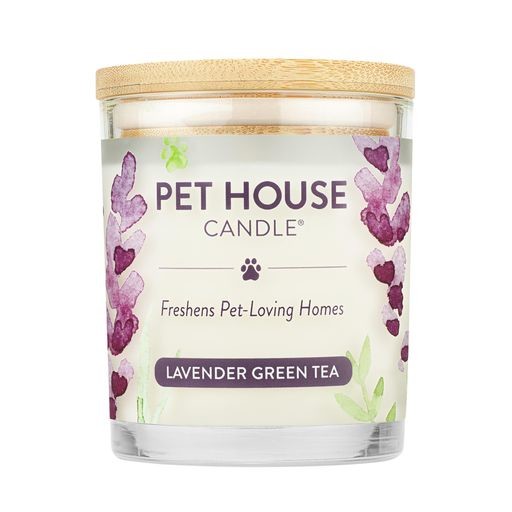 PET HOUSE キャンドル ラベンダーグリーンティー L ソイワックス 消臭 - - -の通販は