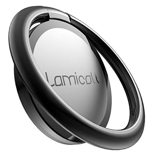 【送料無料】スマホリング 4？ 薄い 180度 360度回転式 ：LOMICALL 携帯電話 リングホルダー, 片手持ち 携帯リング 指輪型 薄 ホールドリ
