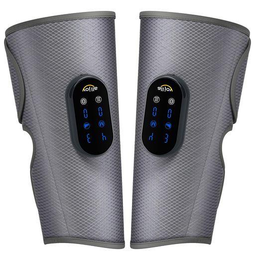 ALLJOY ふくらはぎ ケア 足 リラックス 美脚 3 IN 1 【加圧+振動+ヒーター】2足セット 温度調節 120分連続稼働 コードレス 30分自動OFF 持ち運び便利 収納バッグ付き 敬老の日 誕生日 プレゼント…