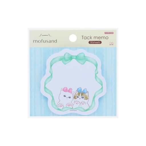 サンスター文具(SUN-STAR STATIONERY) MOFUSAND 付箋 ダイカット りぼん S2846420