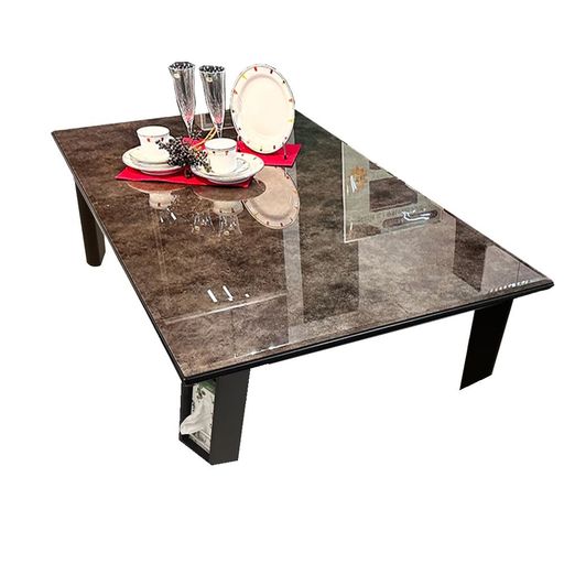 アルファタカバ ローテーブル 座卓テーブル ガラス 収納 1カ所 収納付き 収納棚 収納出来る ブロンズ ダイニング シャンキー 4人用 150CM 1500 150 強化ガラス 天板 4人掛け 食卓テーブル 4人用 ローテーブル 座卓テーブル 国産 156,555円