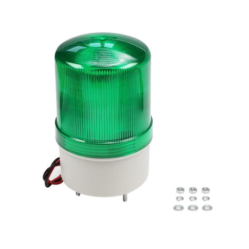 AICOSINEG LED 回転灯 110V 作業灯 警告灯 防犯灯 パトランプ 非常灯 壁面取り付け 店舗 看板 サイン灯 案内灯 緑色