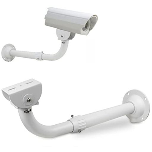 COOLOTIC J形安全カメラ取付ブラケット延長ロッド、CCTV家庭用監視システム用 30-60 CM天井取付ブラケット、閉路テレビIPカメラ用