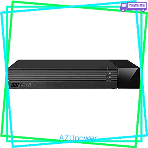 BUFFALO 24時間連続録画対応 使用量メーター付き 3.5インチ 外付けHDD 4TB HDV-SAM4.0U3-BKA