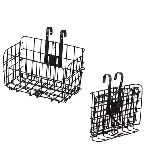 自転車カゴ 前後汎用品ろかご 自転車用バスケット 折りたたみ式カゴ サイクリング 大容量 耐荷重20KG 丈夫 固体簡単脱着 取り外し可能 ？