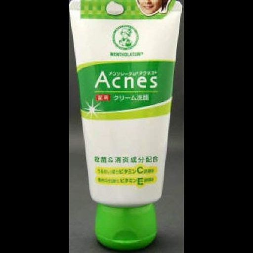 《セット販売》 ロート製薬 メンソレータム アクネス 薬用クリーム洗顔 (130G)×2個セット 洗顔料 【医薬部外品】