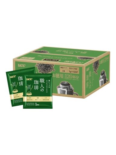 UCC 職人の珈琲 ドリップコーヒー 深いコクのスペシャルブレンド 120杯 7グラム (X 120)の通販は