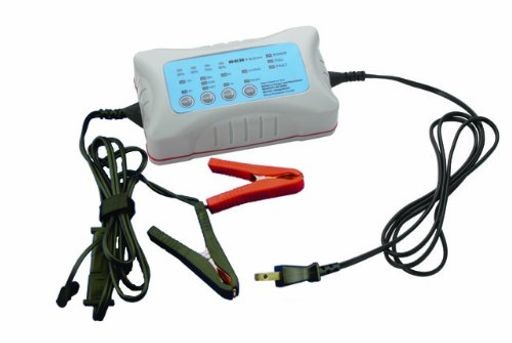 BENTECH 12ボルト・6ボルトバッテリー用デジタルコントロール充電器 1A・4A出力 01.80.046J