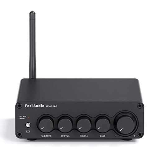 FOSI AUDIO BT30D PRO HI-FI BLUETOOTH 5.0 パワーアンプ TPA3255 2.1チャンネル ミニクラスD 統合アンプ プリメインアンプ 165WX2+350W