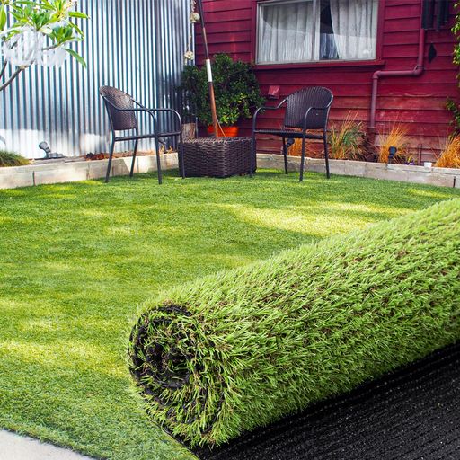 人工芝 ロール 芝丈20MM 1MX20M 透水タイプ 防草シート 芝生