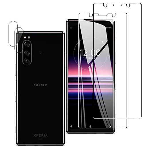 2+2枚セット-日本旭硝子素材】対応 sony xperia5 so-01m sov41