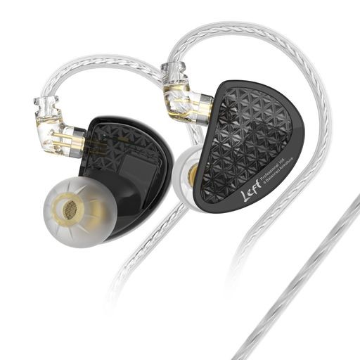 YINYOO KZ AS16 PRO 16BA IEM インイヤーイヤホン インイヤーモニター ヘッドフォン ステレオサウンド 有線イヤホン ヘッドセット (ブラ