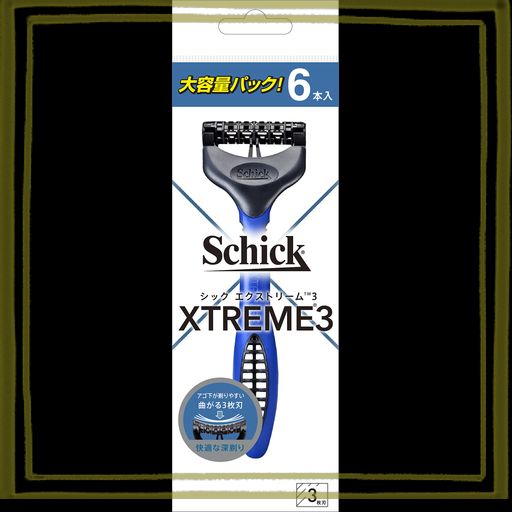 SCHICK(シック) エクストリーム3(6本入)髭剃り カミソリ