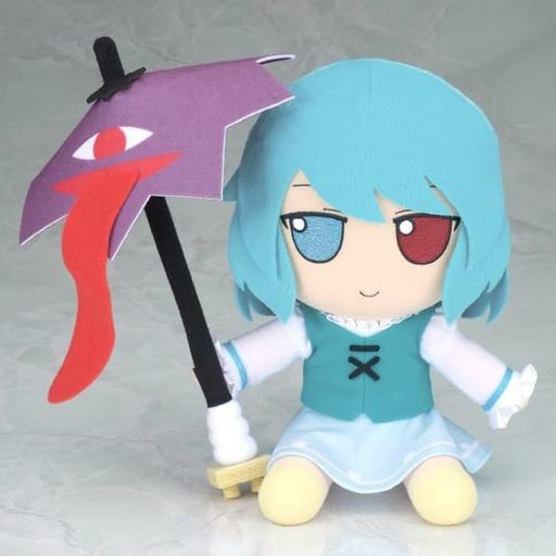 多々良小傘 ぬいぐるみ 東方ぬいぐるみシリーズ 81 ふもふもこがさ 特典缶バッジ付き 東方 公式 グッズ