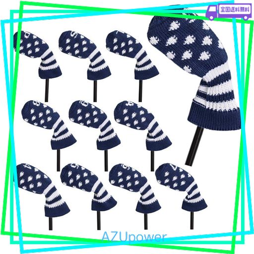 Sunbro Golf アイアンカバーゴルフ ウェッジカバー SUNBRO GOLF ニットヘッドカバー アイアンカバーゴルフ ウェッジカバー