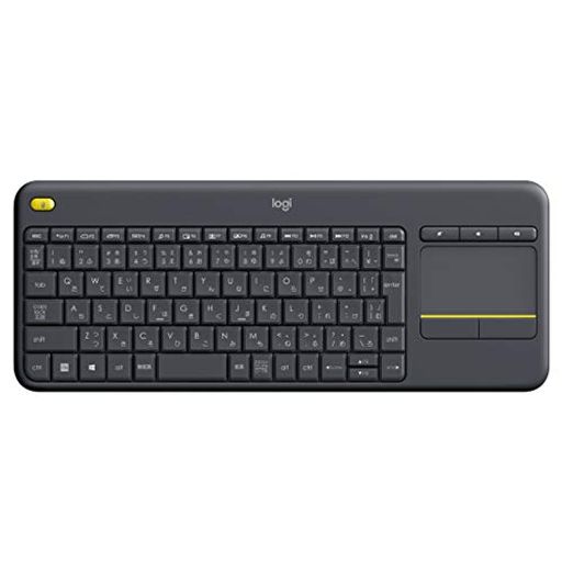 ロジクール ワイヤレスキーボード タッチ キーボード k400pbk の通販は 5,764円