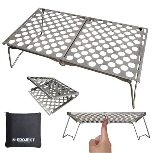 N-PROJECT チタンテーブル(S)・折畳式 コンパクト ・アウトドアテーブル・ 登山 ソロキャンプ に最適サイズ UL TITANIUM TABLE 【日本製】の通販は
