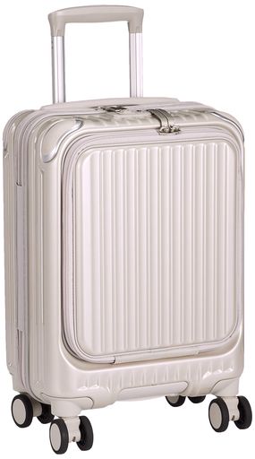 [カーゴ] スーツケース コインロッカー 機内持ち込み 多機能モデル CAT235LY 保証付 22L 44 CM 3.1KG サテンゴールドの通販は 14,871円
