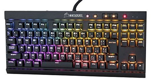 CORSAIR K65 RAPIDFIRE CHERRYMX SPEED RGB COMPACT-日本語 USB ゲーミングキーボード- KB356 CH-9110014-JP