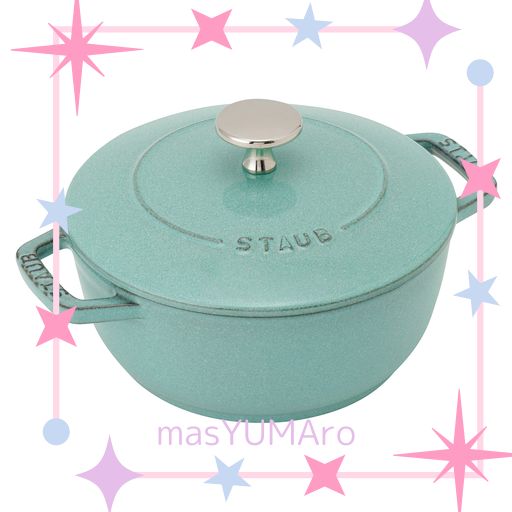 STAUB 鋳鉄製 WANABE グリーン 16cm STAUB 鋳鉄製 WANABE グリーン