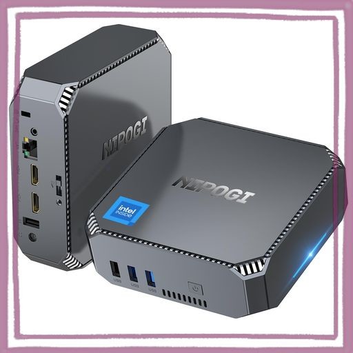 ミニPC N100 高速動作 MINI PC N100 最大3.4GHZ 4C4T 小型PC 16GB 512GB SSD2TBまで拡大可 N100 ミニPC 高速熱放散 7NM ミニパソコン 静