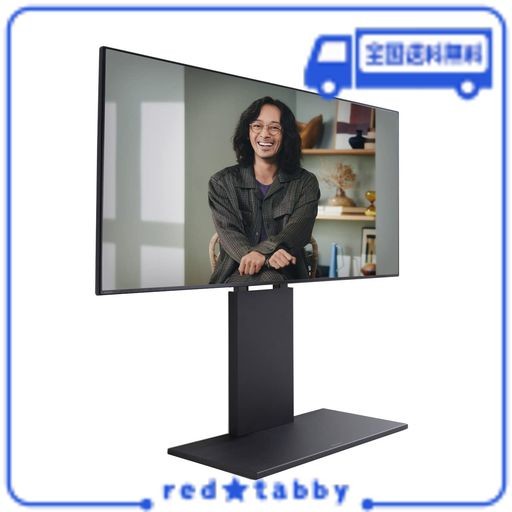 WALL テレビスタンド テレビ台 壁寄せテレビスタンド WALLウォール V2 ロータイプ (2020モデル) 32~60V対応 サテンブラック EQUALS イコ