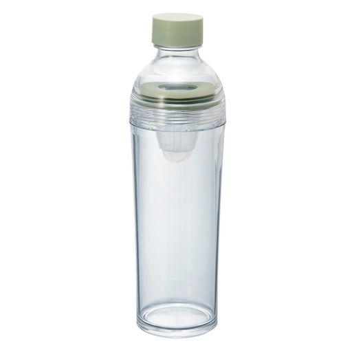 HARIO(ハリオ) フィルターインボトル ポータブル スモーキーグリーン 樹脂製 縦横 400ML 茶こし付き プレゼント ギフト 贈り物 FIBP-40-SG