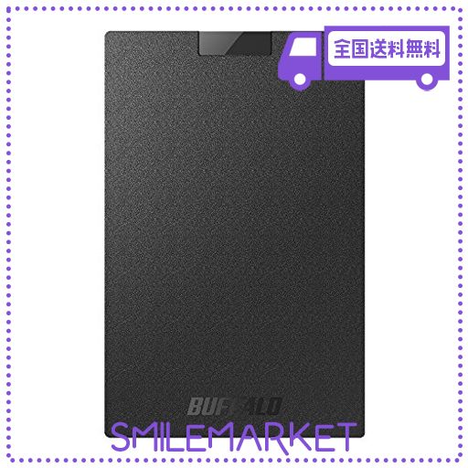 BUFFALO USB3.1(Gen.1)対応 ポータブルHDD スタンダードモデル ブラック 2TB HD-PCG2.0U3-GBA