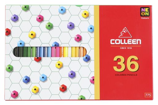 コーリン鉛筆(COLLEEN PENCIL) 775六角 36色紙箱入り色鉛筆 775-36