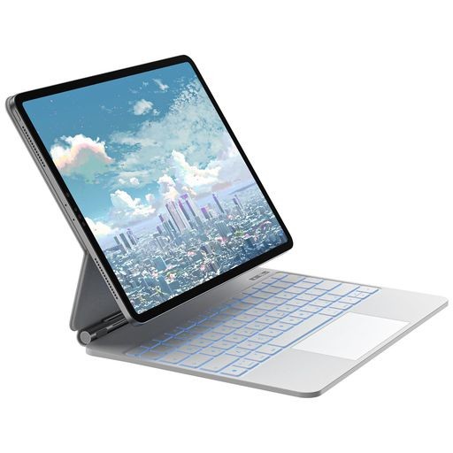 マジックキーボード GOOJODOQ IPAD PRO 12.9インチ スマートキーボード IPAD PRO 12.9 2018第三世代/2020第四世代/2015第五世代適用 トラ