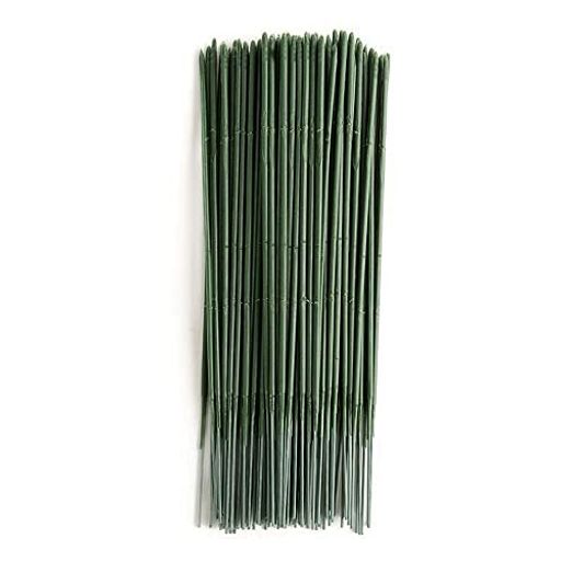 地巻ワイヤー 50本セット 長さ24CM 直径2MM 造花 フラワーアレンジメントキット 手芸 DIY グリーン (50本セット)
