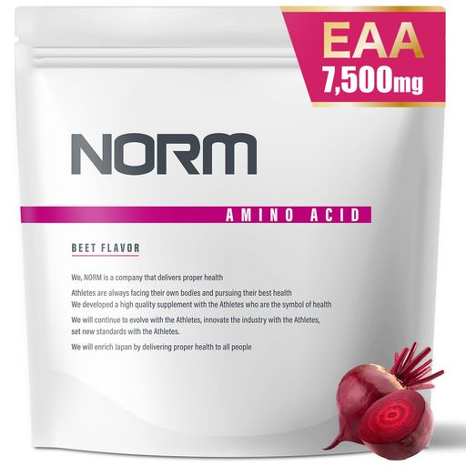 NORM ノーム EAA 7500MG BCAA 4750MG ビーツ 4000MG 人工甘味料不使用 スーパーフード配合 プロフェッショナル仕様 国内製造 アミノ酸 サプリ パウダー 5,596円