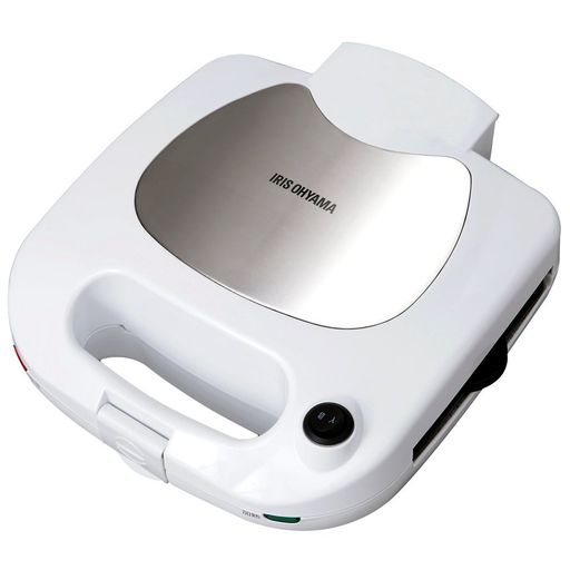 アイリスオーヤマ ホットサンドメーカー プレート4枚 (ワッフル ホットサンド ドーナッツ パニーニ) PMS-704P-Wの通販は