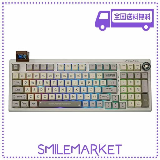 【？？？？？？？？新登場】EPOMAKER RT100 97キー ゲーミングキーボード ガスケット BT5.0/2.4G/USB-C メカニカルキーボード カスタマイの通販は